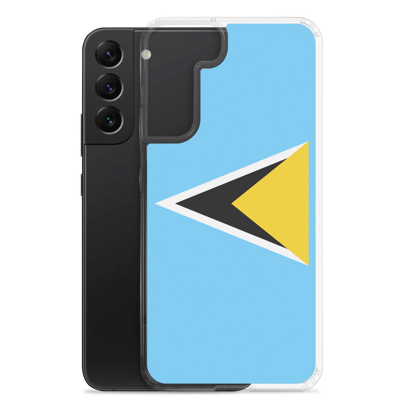 St. Lucia Flag Clear Case for Samsung®