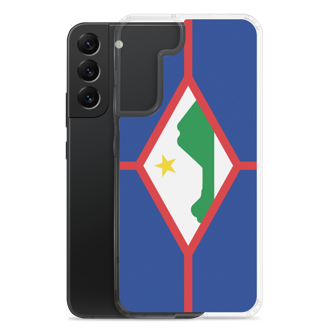 Sint Eustatius Flag Clear Case for Samsung®