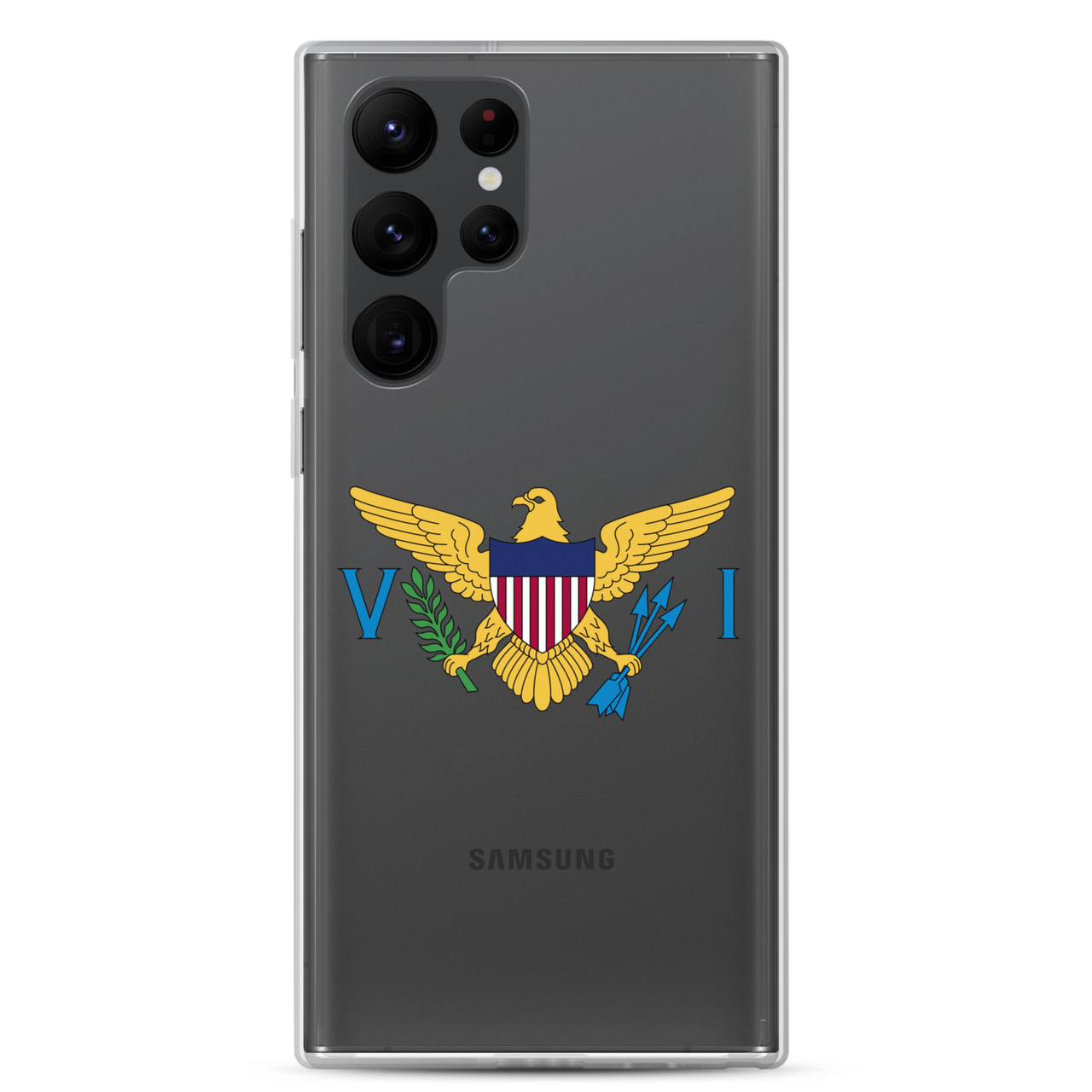 Virgin Islands Flag Clear Case for Samsung®