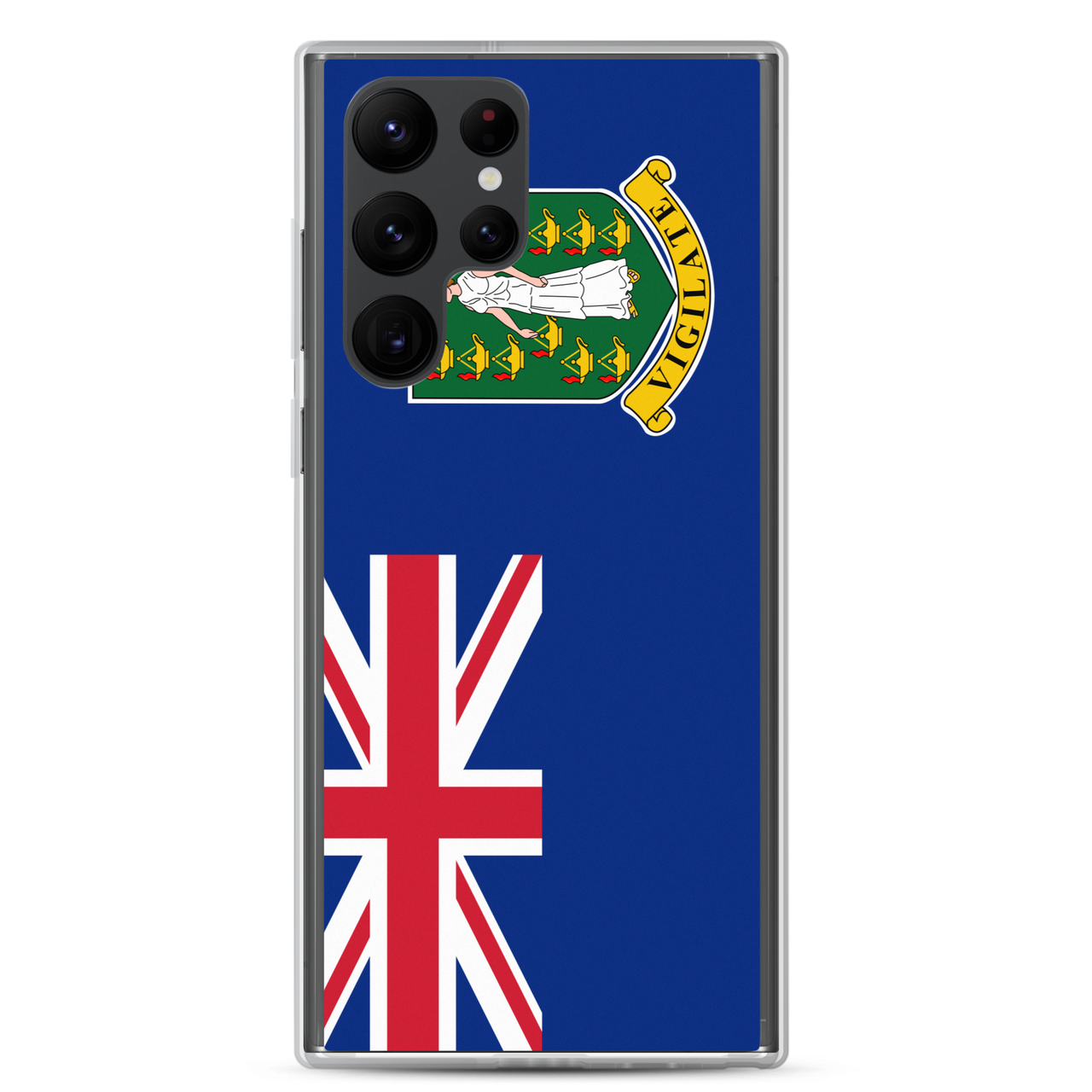 British Virgin Islands Flag Clear Case for Samsung®