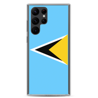 Thumbnail for St. Lucia Flag Clear Case for Samsung®