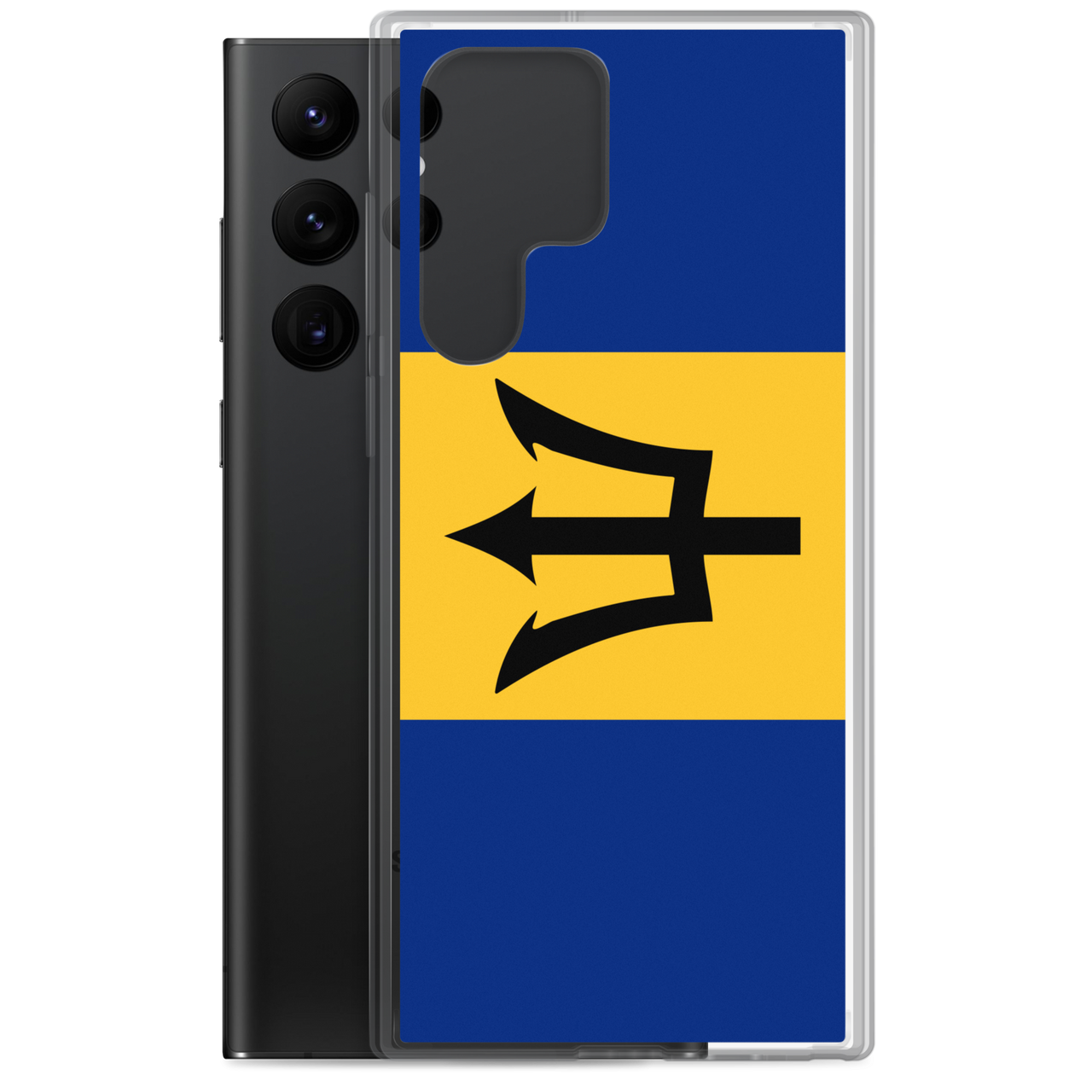 Barbados Flag Clear Case for Samsung®