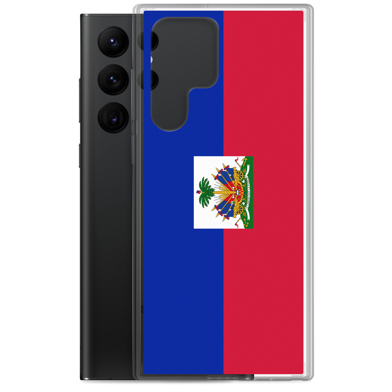 Haiti Flag Clear Case for Samsung®