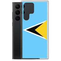 Thumbnail for St. Lucia Flag Clear Case for Samsung®