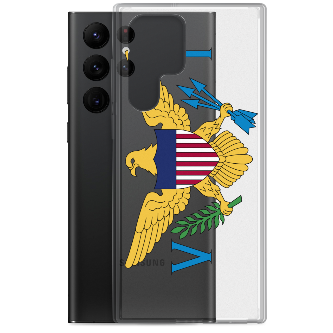 United States Virgin Islands Flag Clear Case for Samsung®