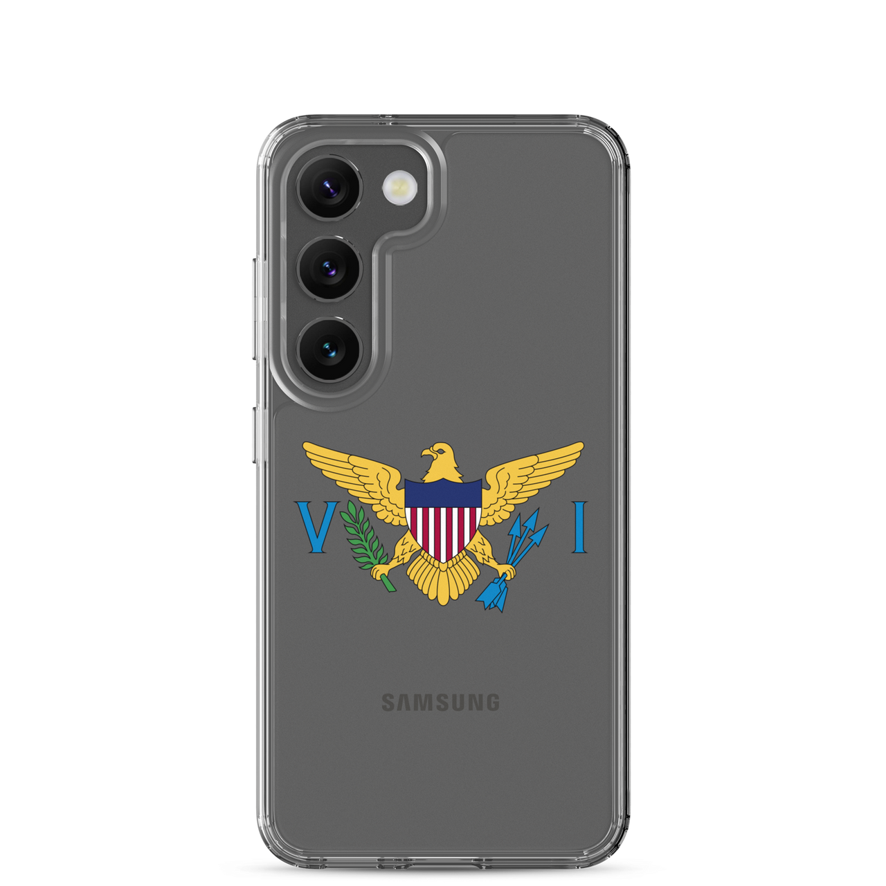 Virgin Islands Flag Clear Case for Samsung®