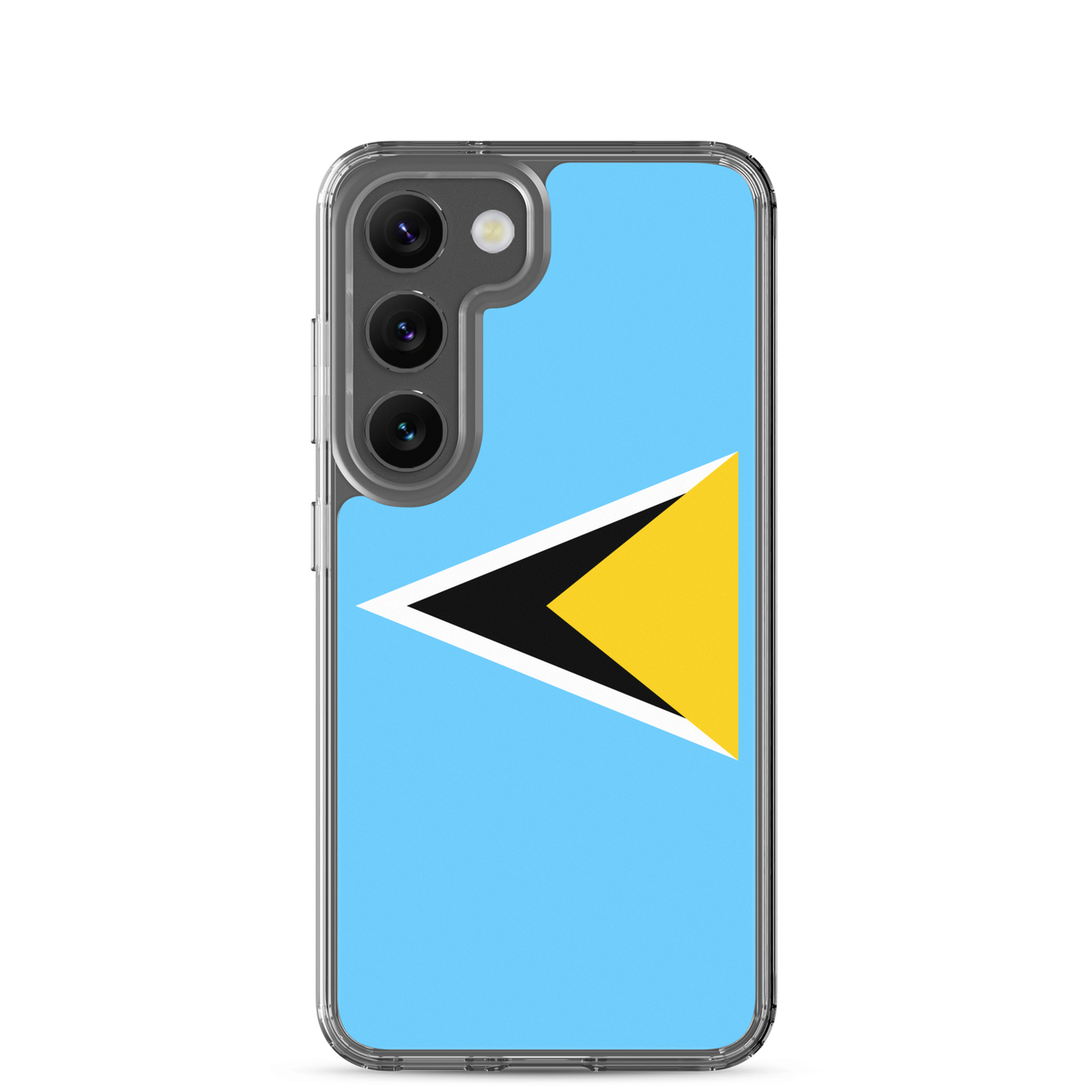 St. Lucia Flag Clear Case for Samsung®