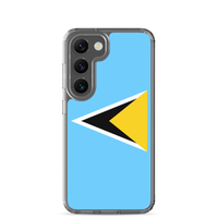 Thumbnail for St. Lucia Flag Clear Case for Samsung®