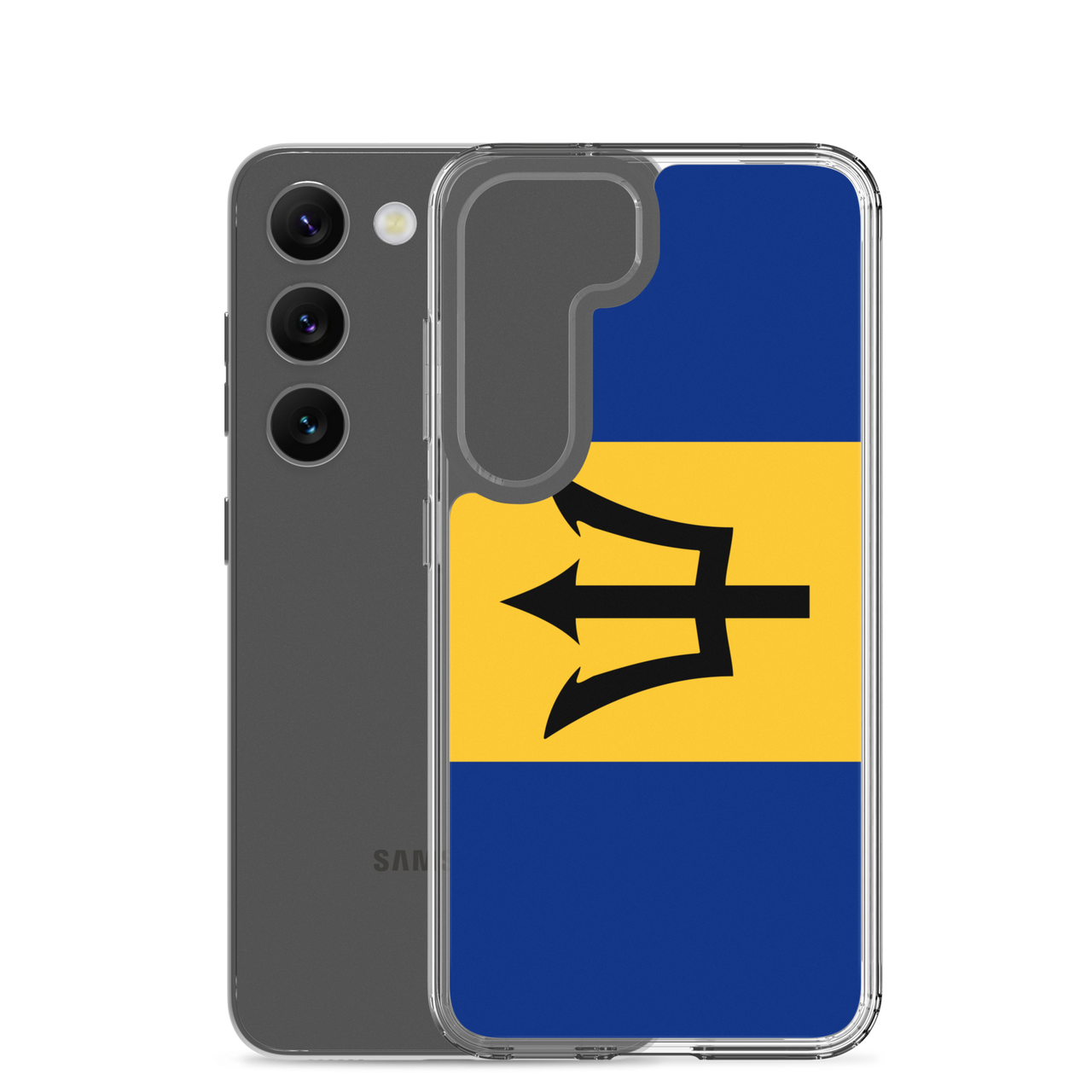 Barbados Flag Clear Case for Samsung®