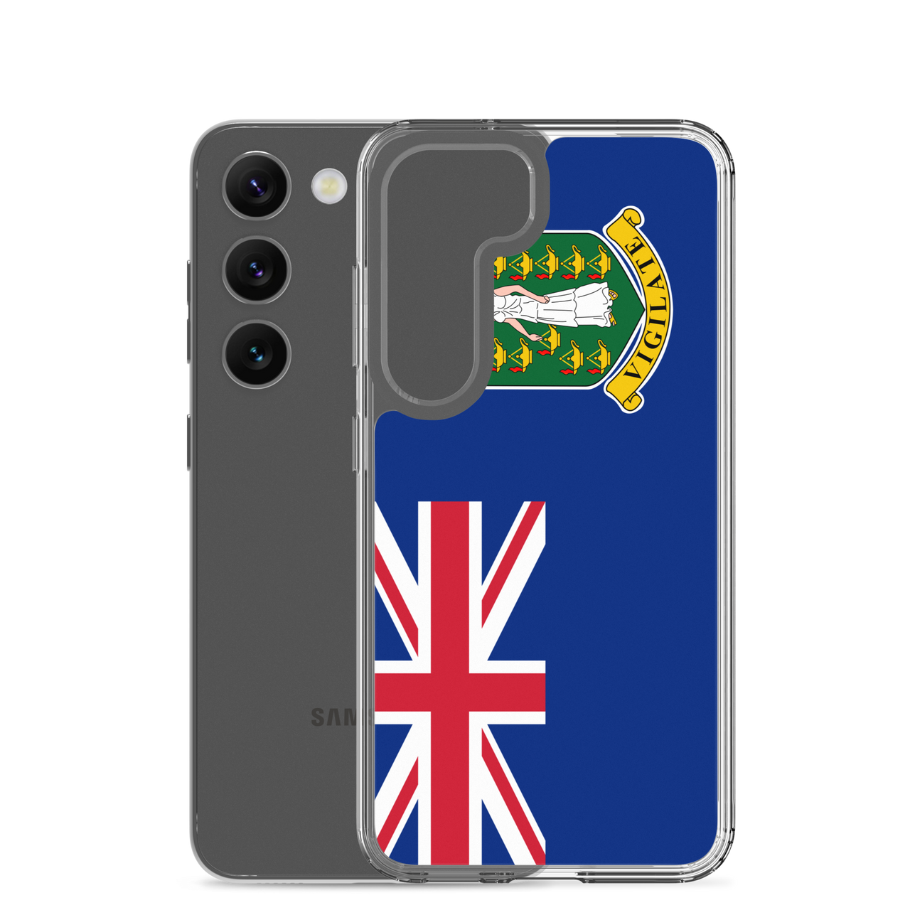 British Virgin Islands Flag Clear Case for Samsung®