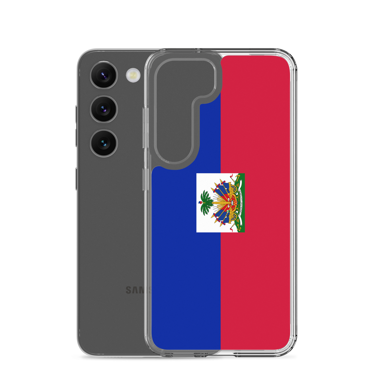 Haiti Flag Clear Case for Samsung®