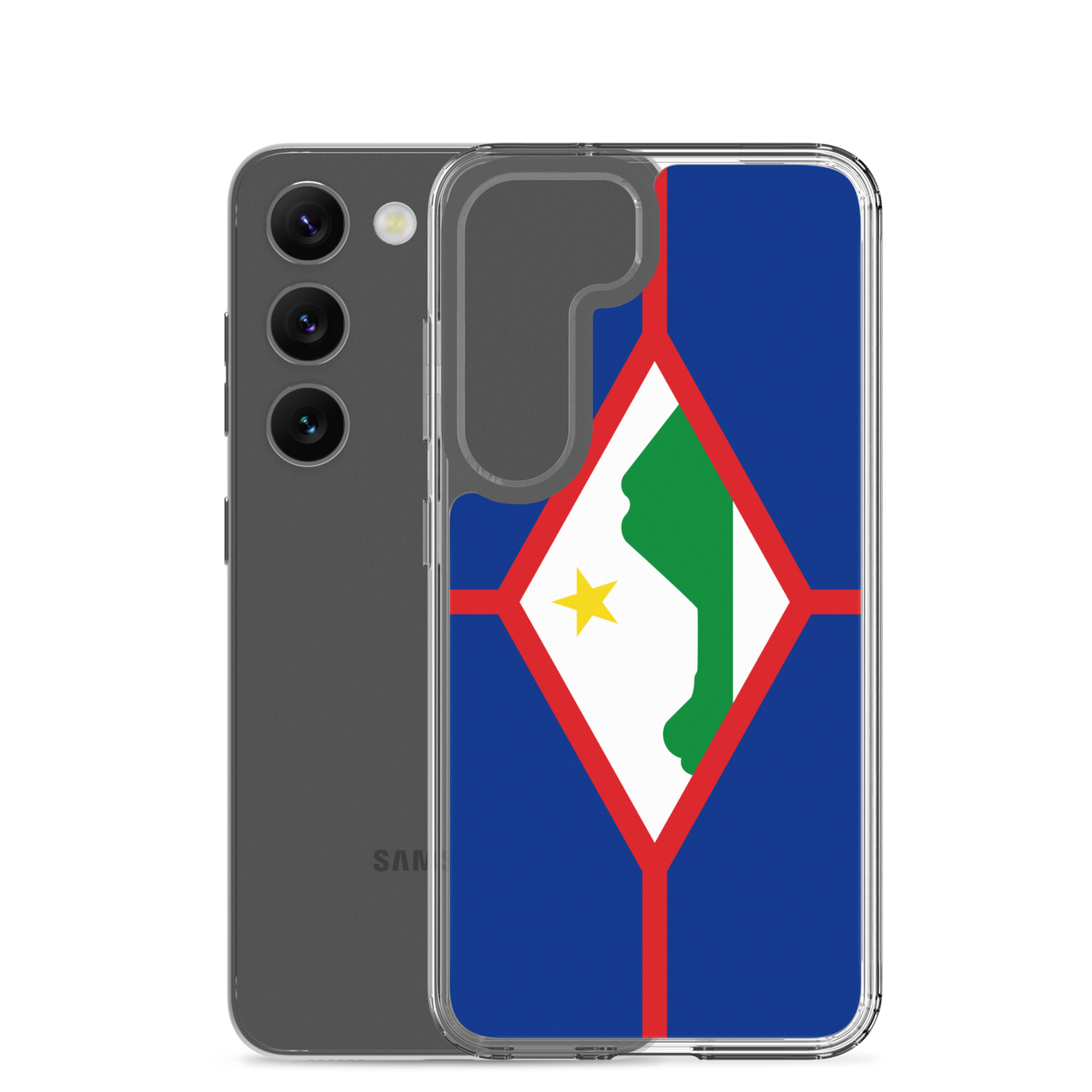 Sint Eustatius Flag Clear Case for Samsung®