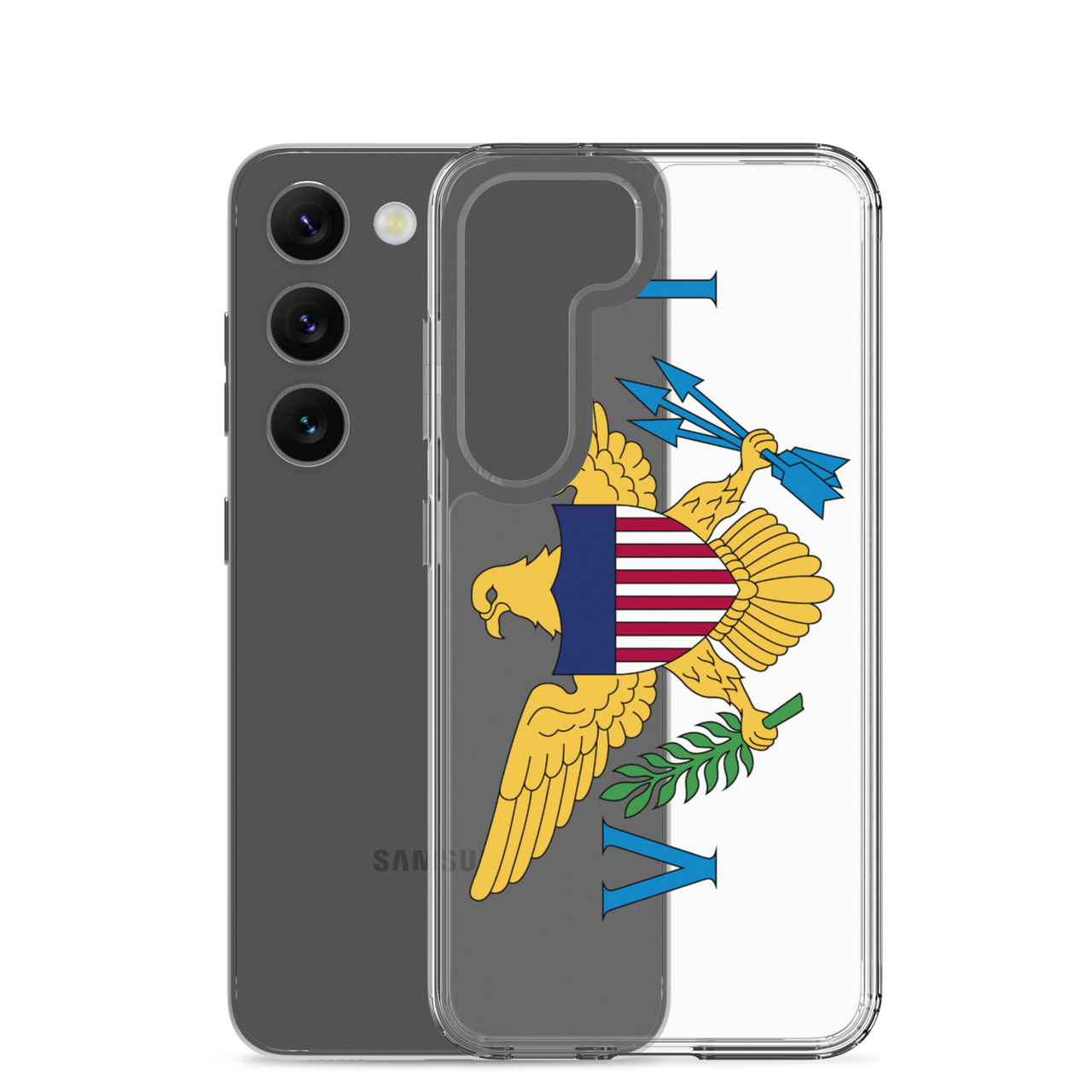 United States Virgin Islands Flag Clear Case for Samsung®