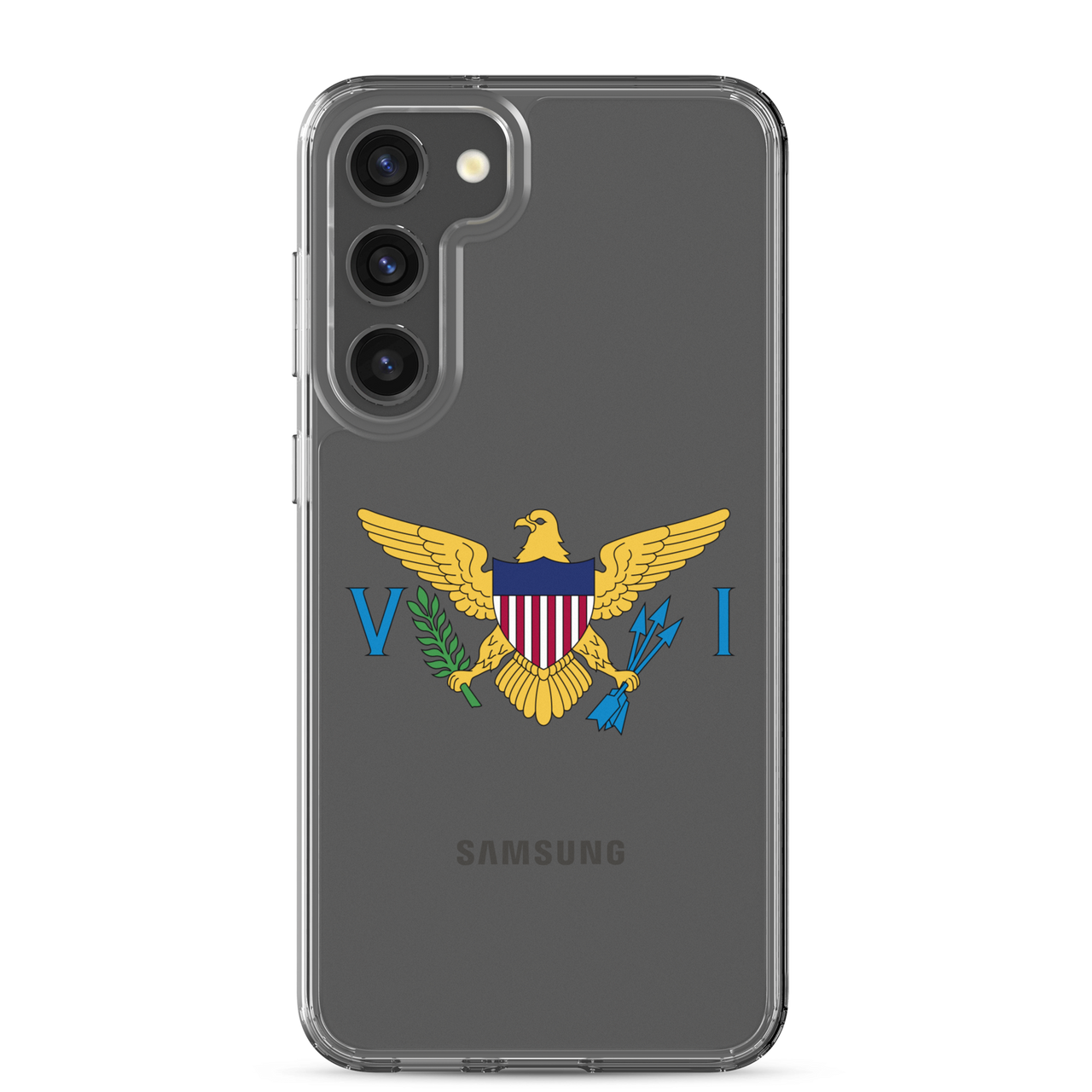 Virgin Islands Flag Clear Case for Samsung®