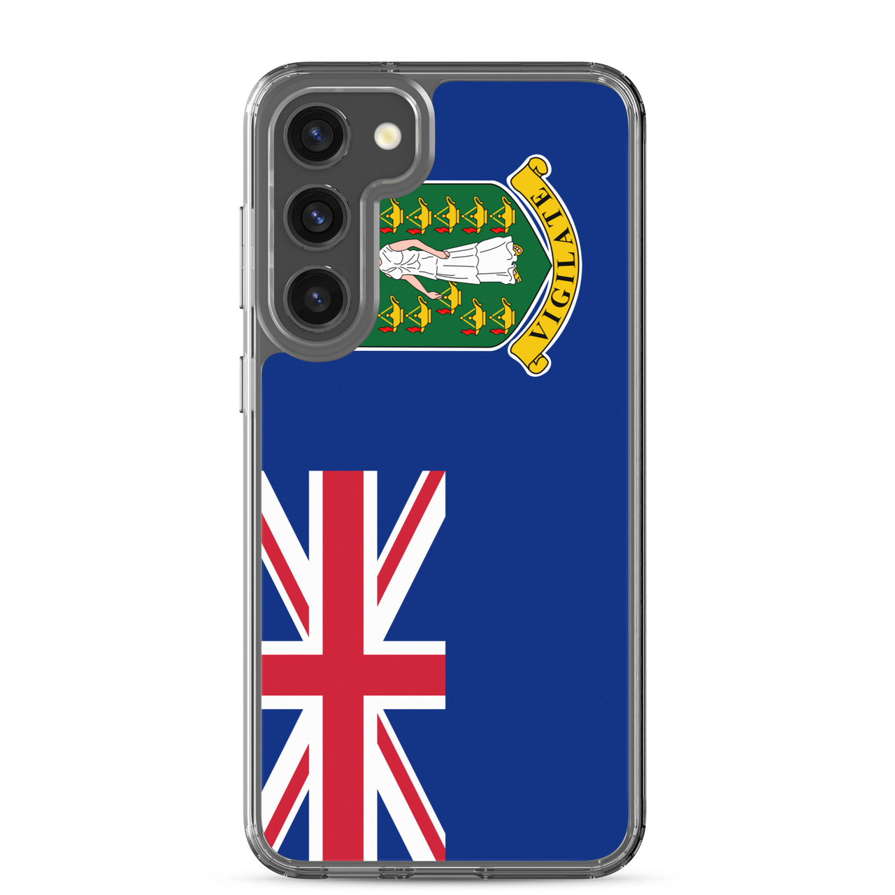 British Virgin Islands Flag Clear Case for Samsung®