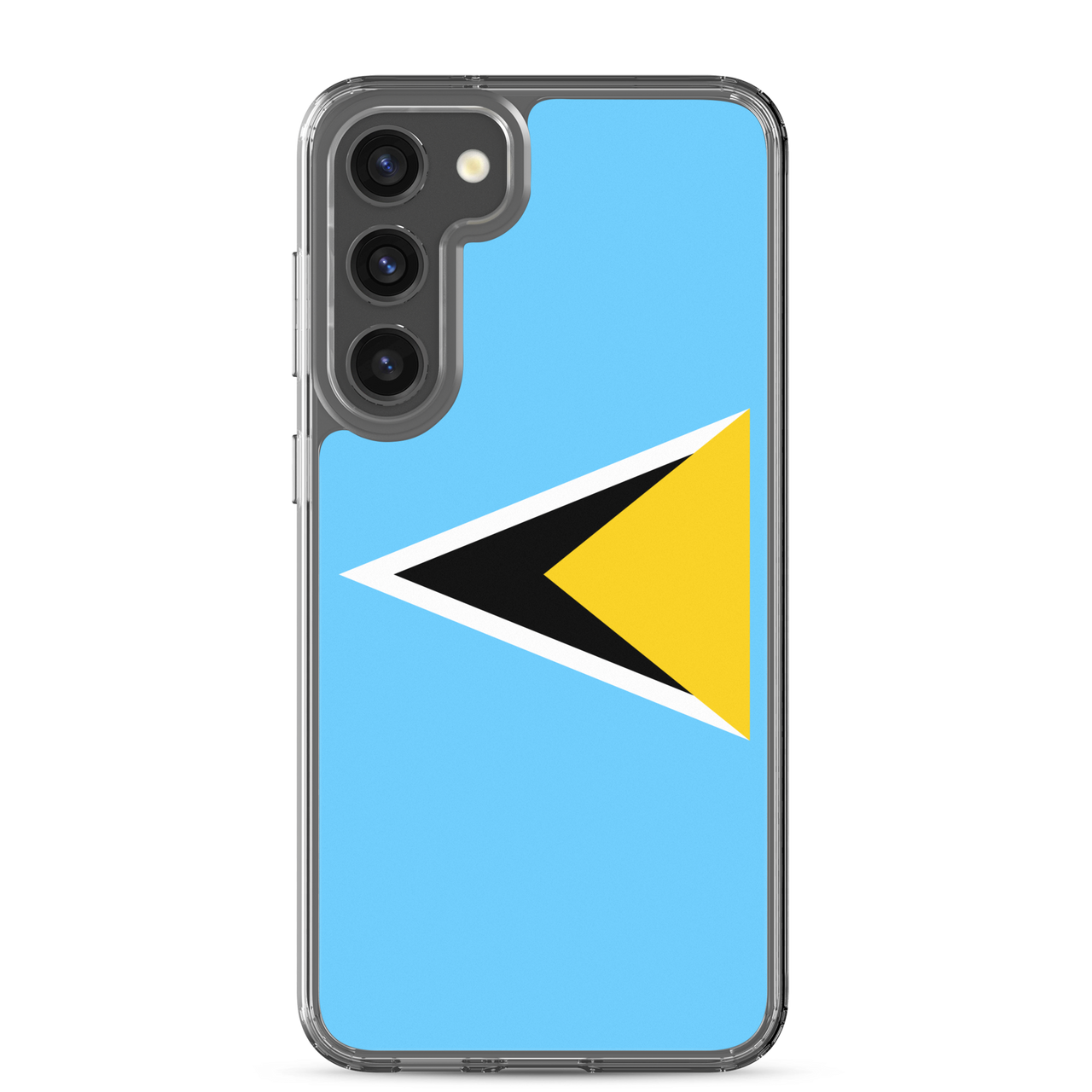 St. Lucia Flag Clear Case for Samsung®