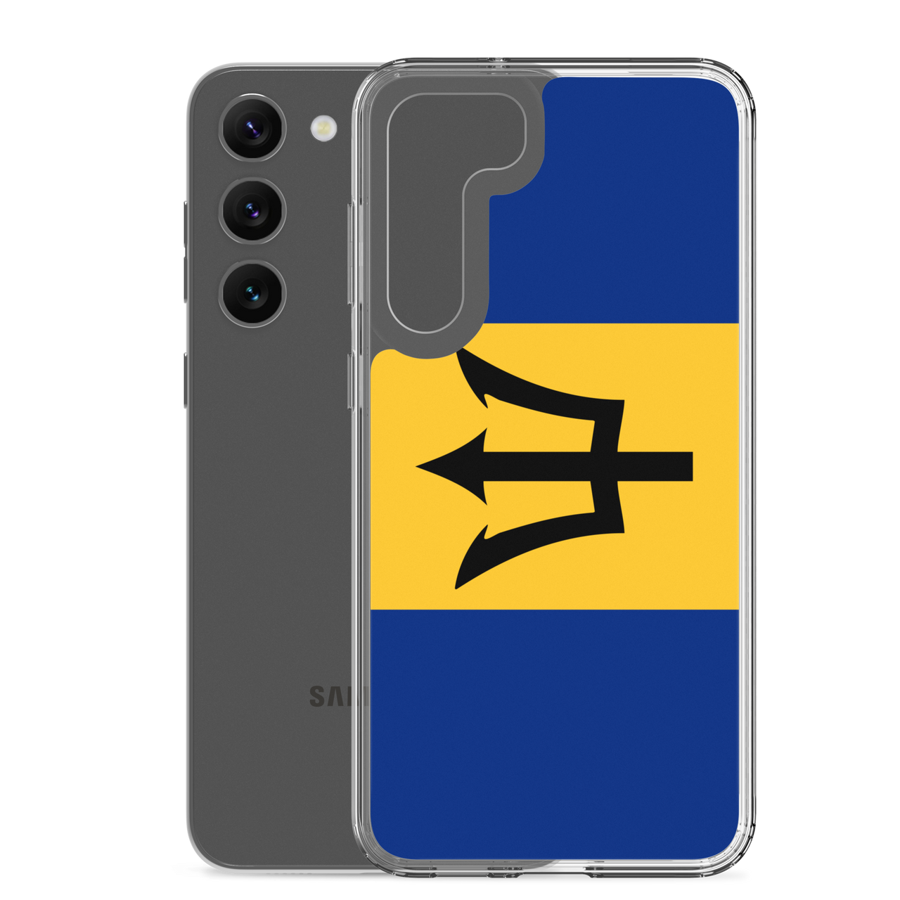 Barbados Flag Clear Case for Samsung®