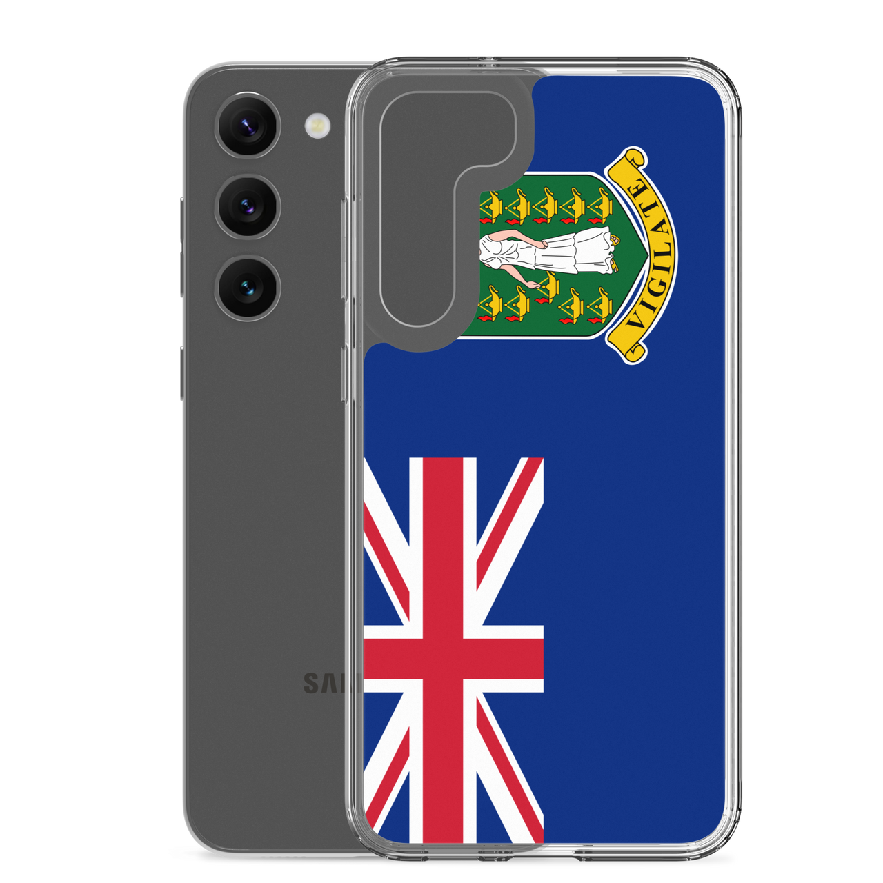 British Virgin Islands Flag Clear Case for Samsung®