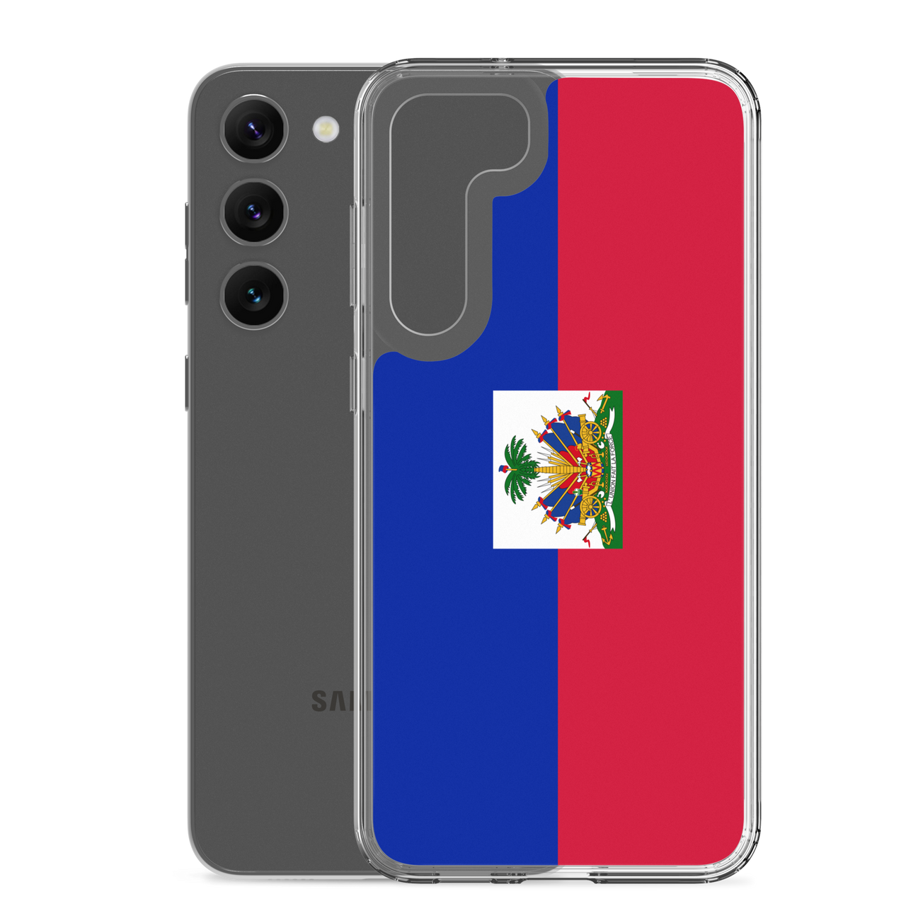 Haiti Flag Clear Case for Samsung®