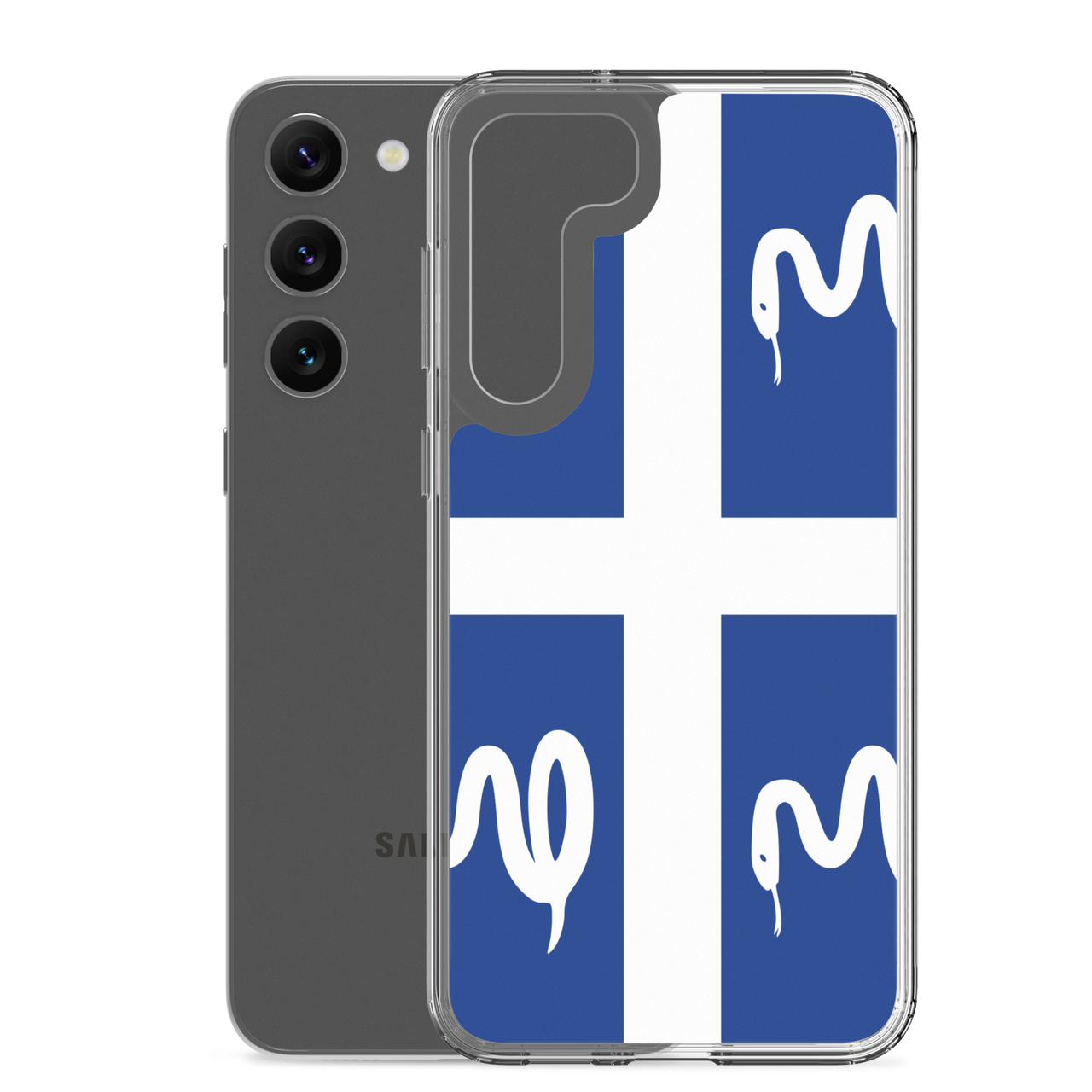 Martinique Flag Clear Case for Samsung®