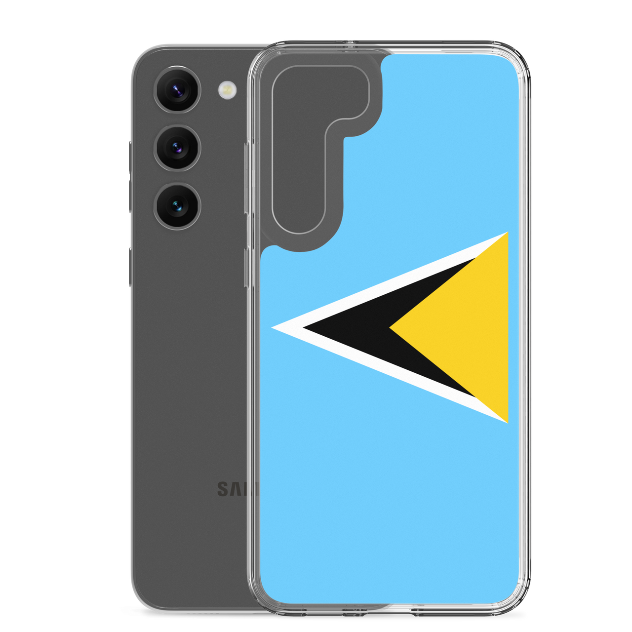 St. Lucia Flag Clear Case for Samsung®