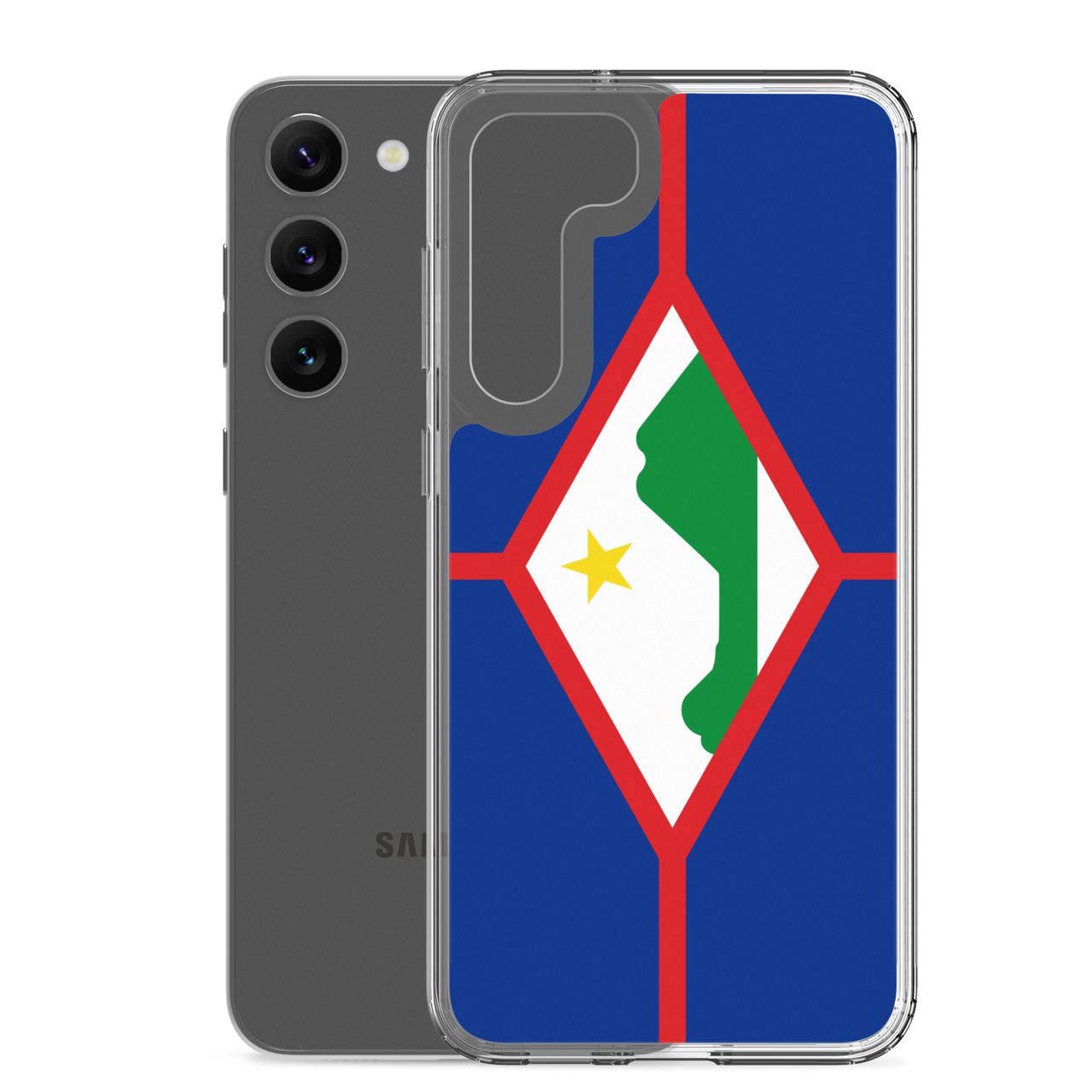 Sint Eustatius Flag Clear Case for Samsung®