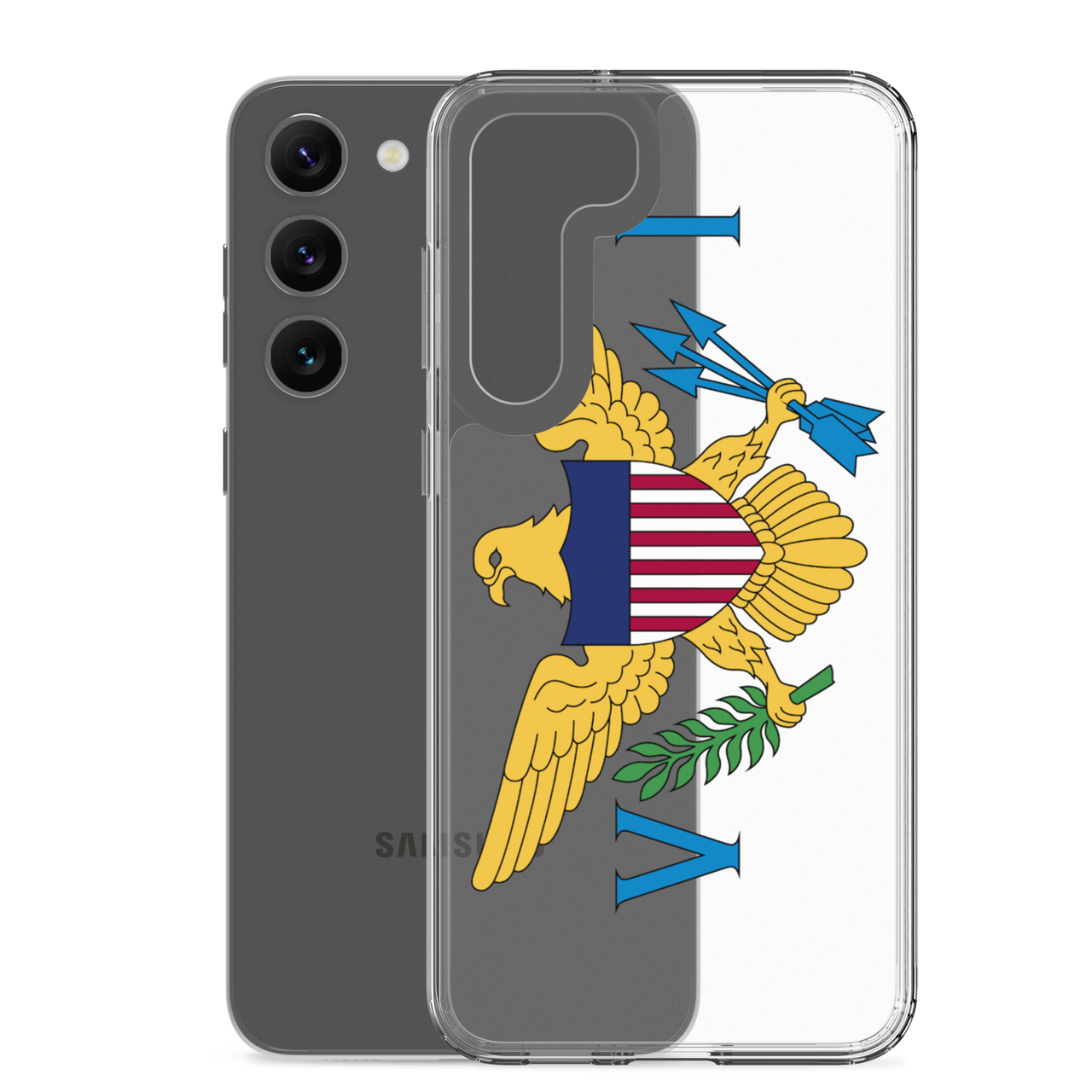 United States Virgin Islands Flag Clear Case for Samsung®