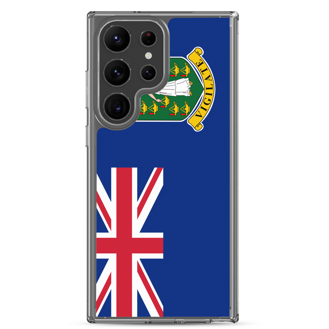 British Virgin Islands Flag Clear Case for Samsung®