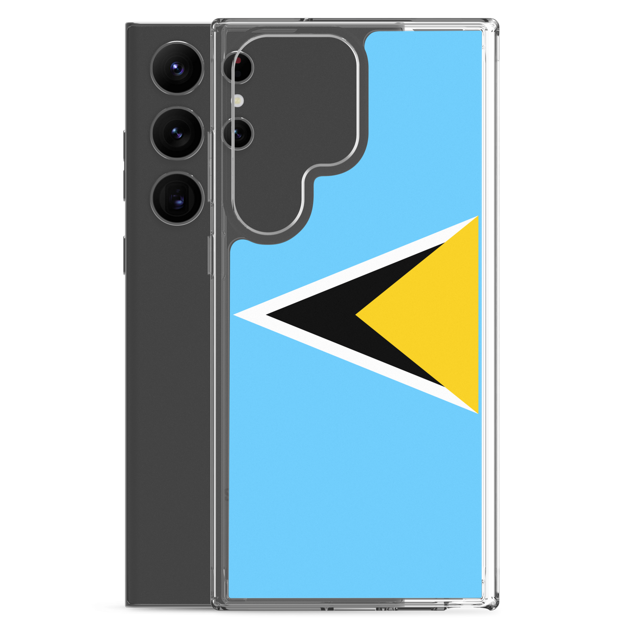 St. Lucia Flag Clear Case for Samsung®