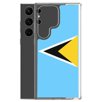 Thumbnail for St. Lucia Flag Clear Case for Samsung®