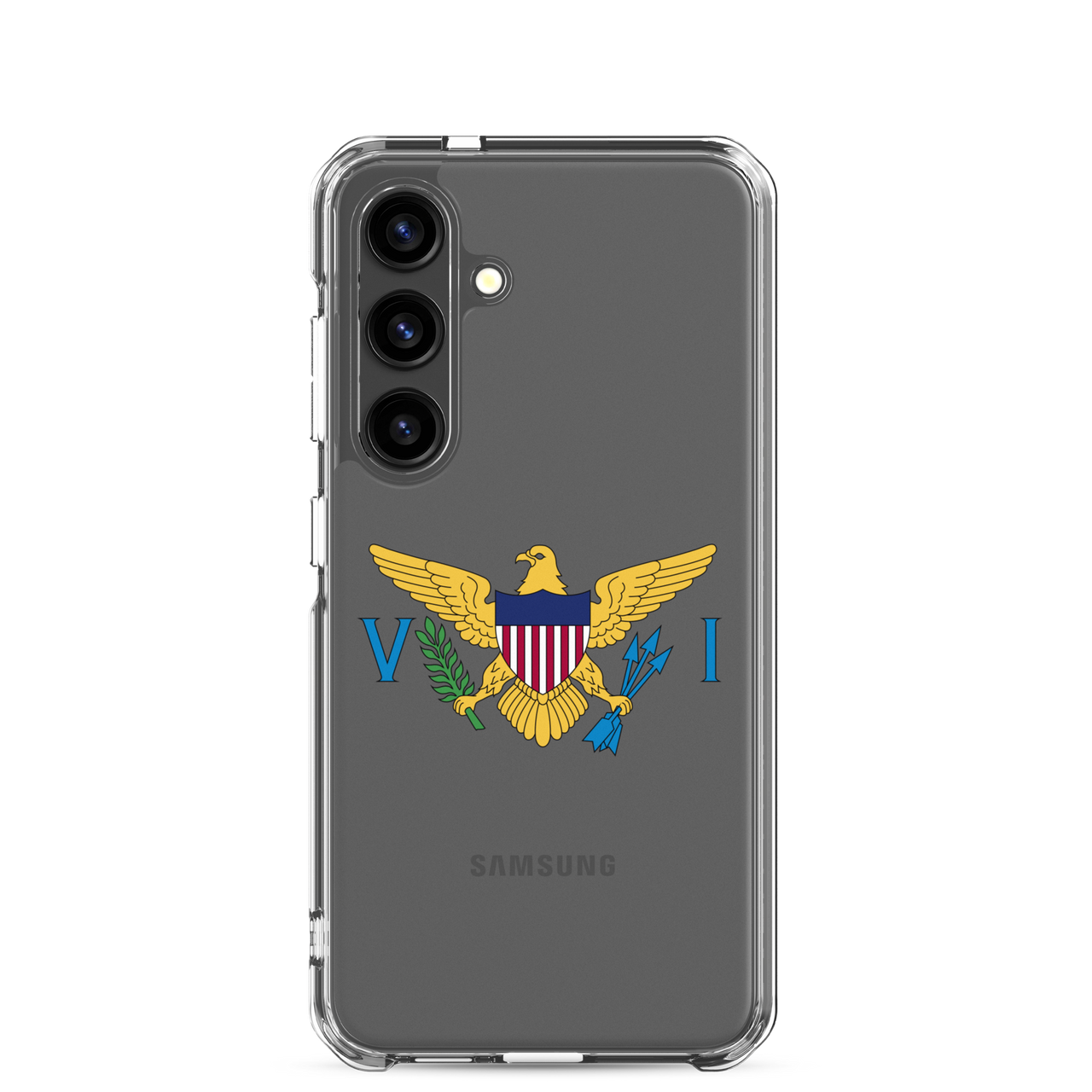 Virgin Islands Flag Clear Case for Samsung®