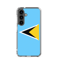 Thumbnail for St. Lucia Flag Clear Case for Samsung®