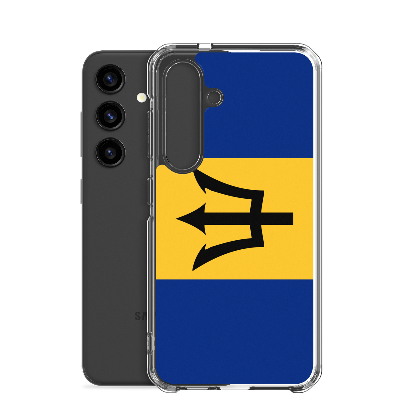 Barbados Flag Clear Case for Samsung®