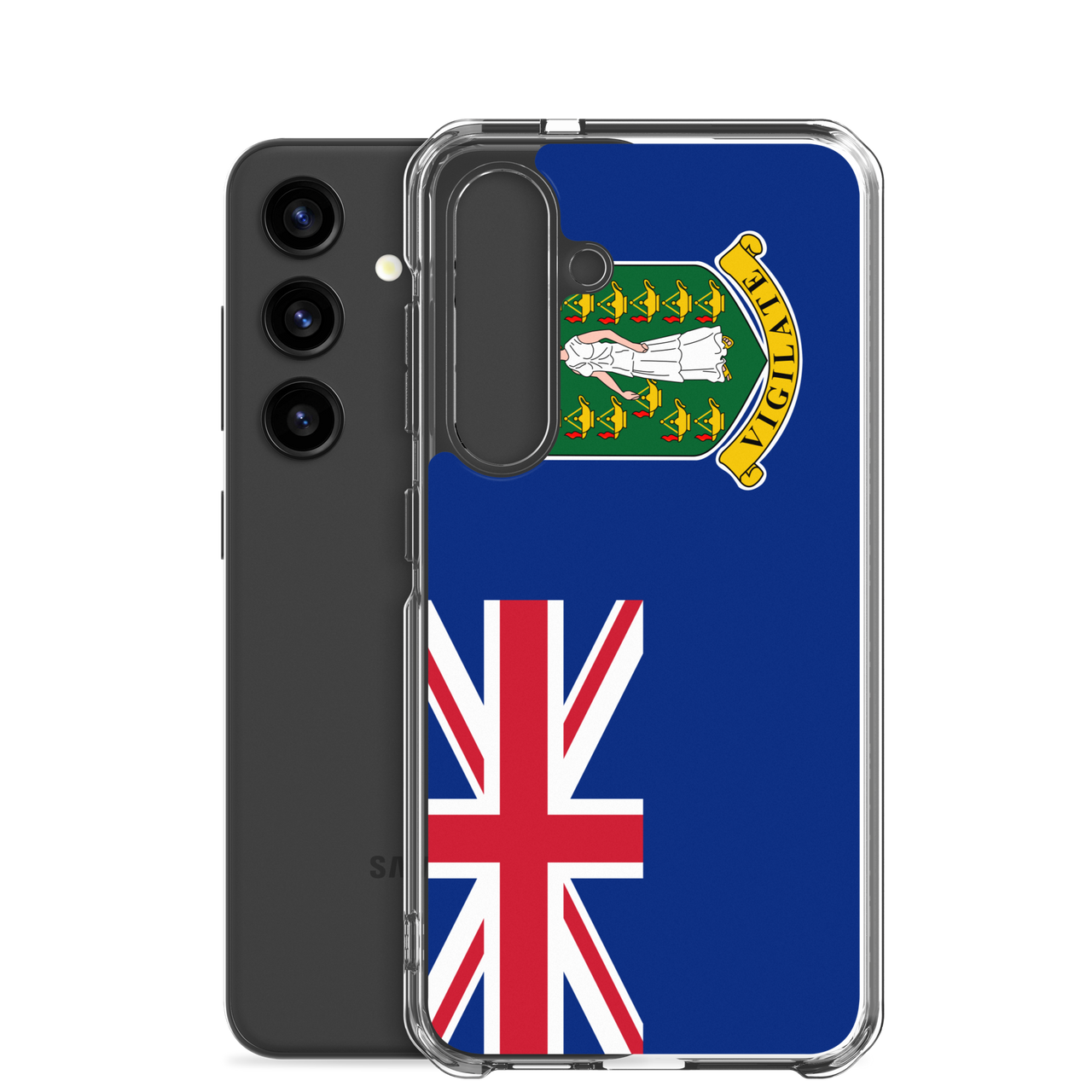 British Virgin Islands Flag Clear Case for Samsung®