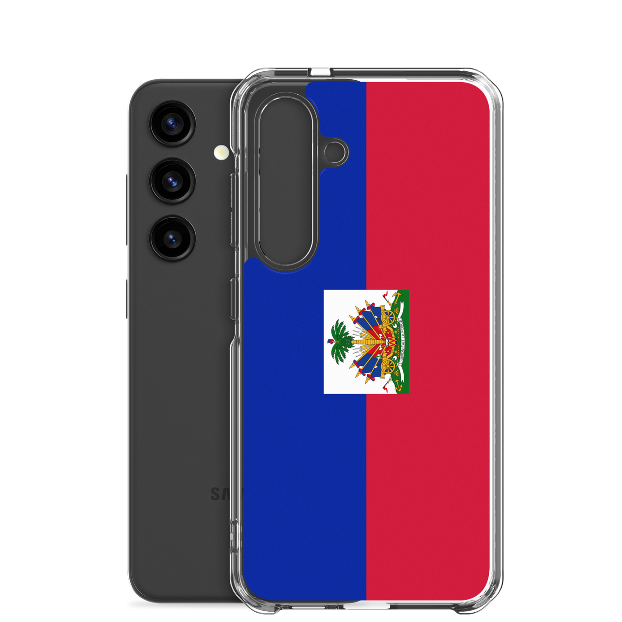 Haiti Flag Clear Case for Samsung®