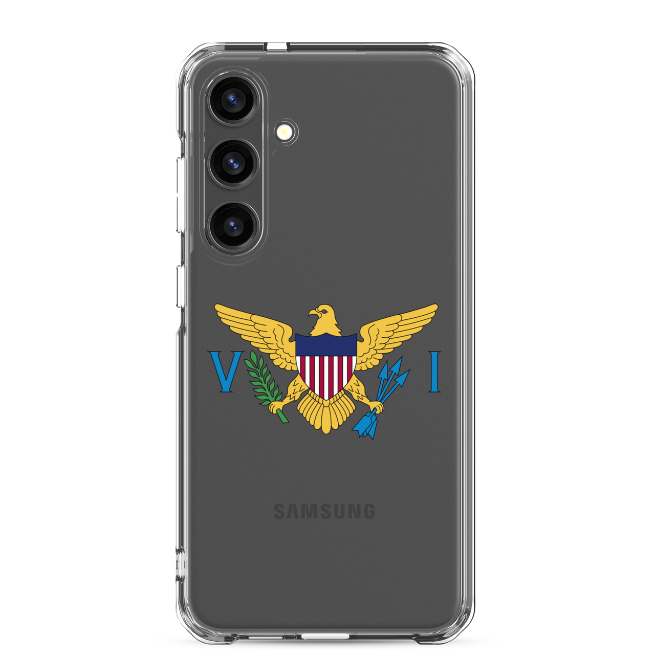 Virgin Islands Flag Clear Case for Samsung®