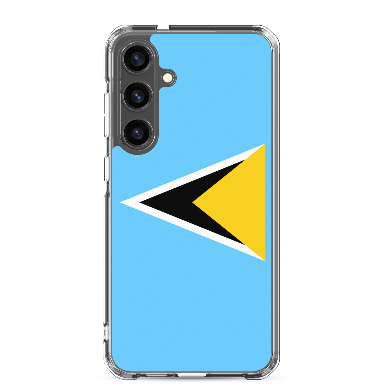 St. Lucia Flag Clear Case for Samsung®