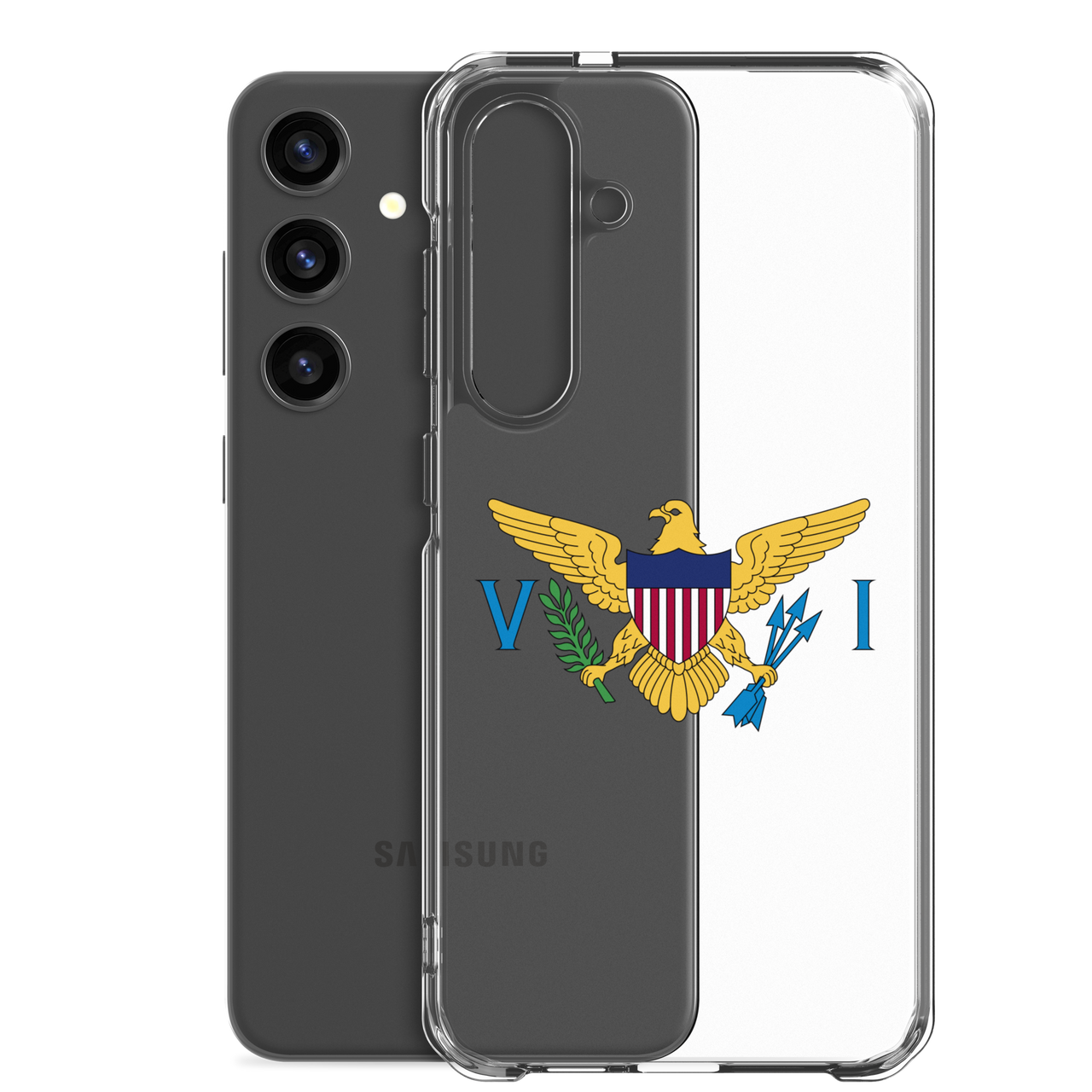 Virgin Islands Flag Clear Case for Samsung®