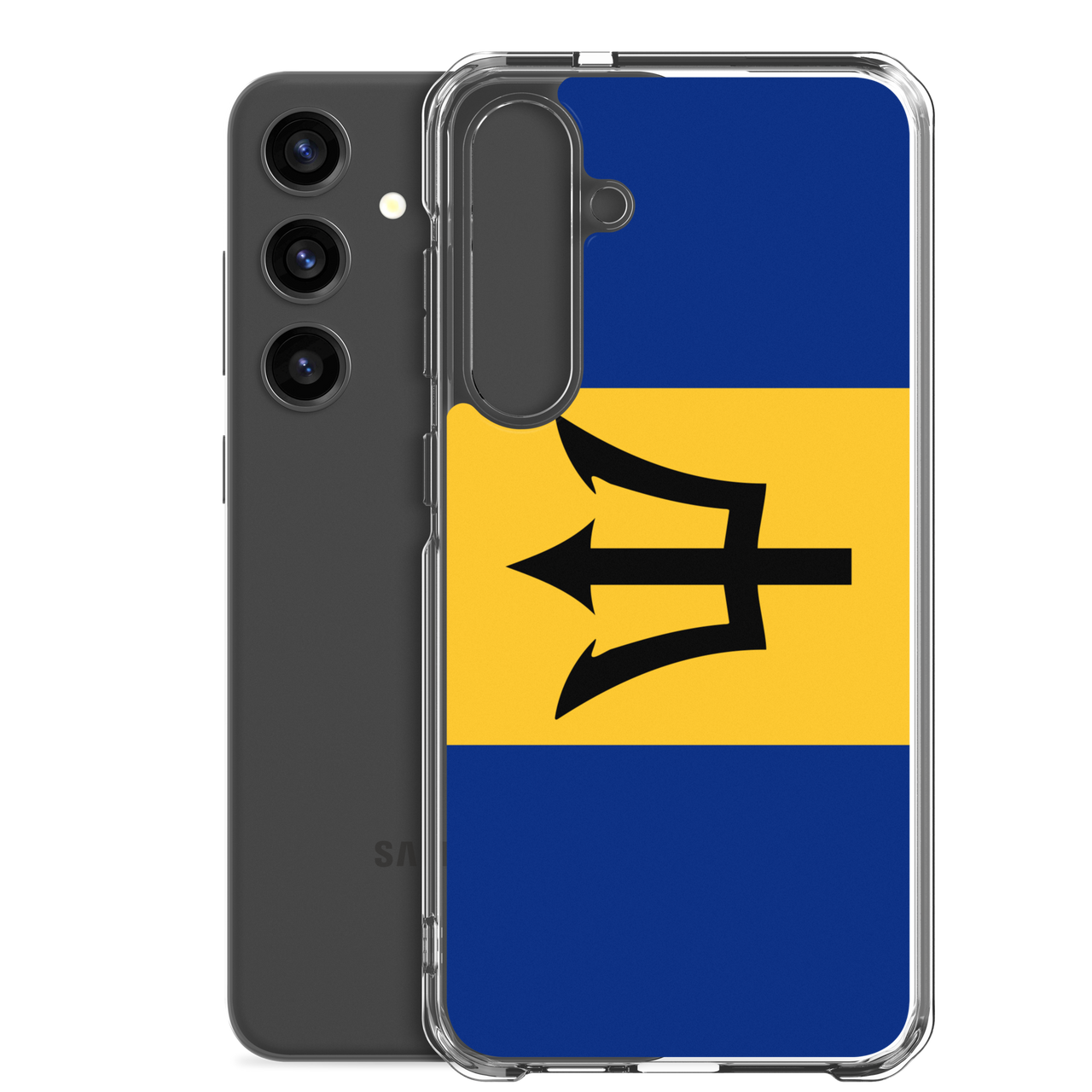 Barbados Flag Clear Case for Samsung®