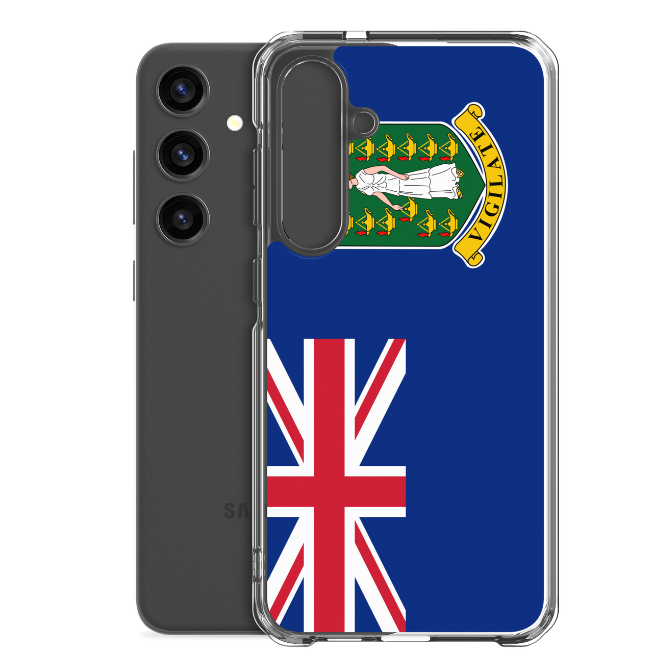 British Virgin Islands Flag Clear Case for Samsung®