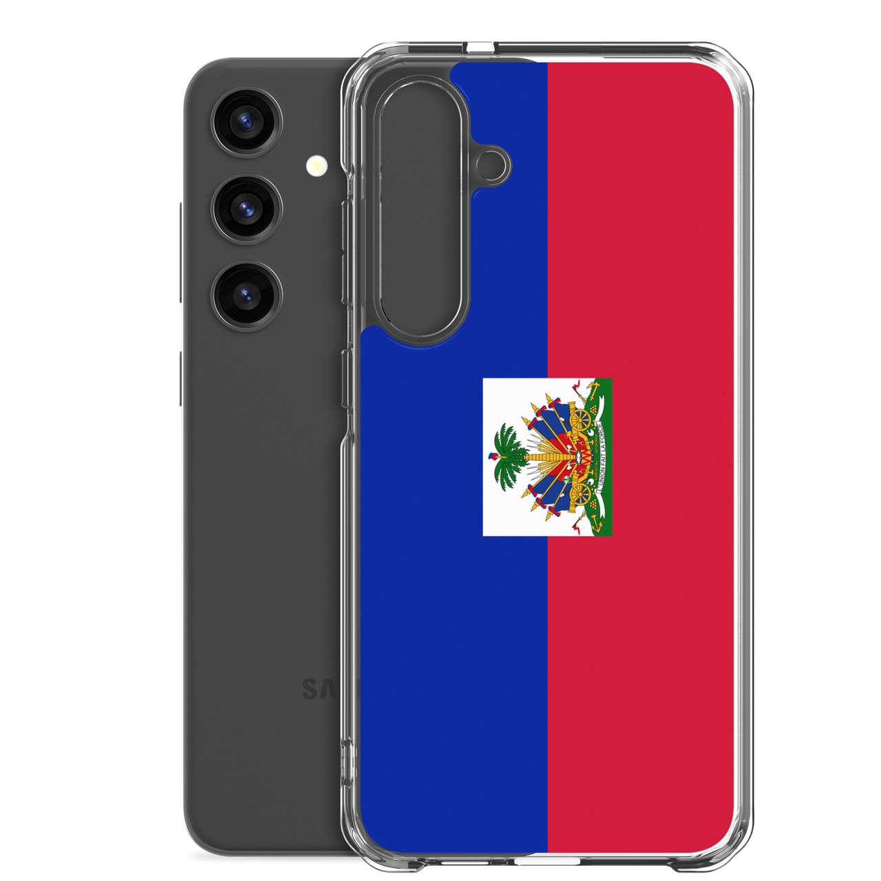 Haiti Flag Clear Case for Samsung®