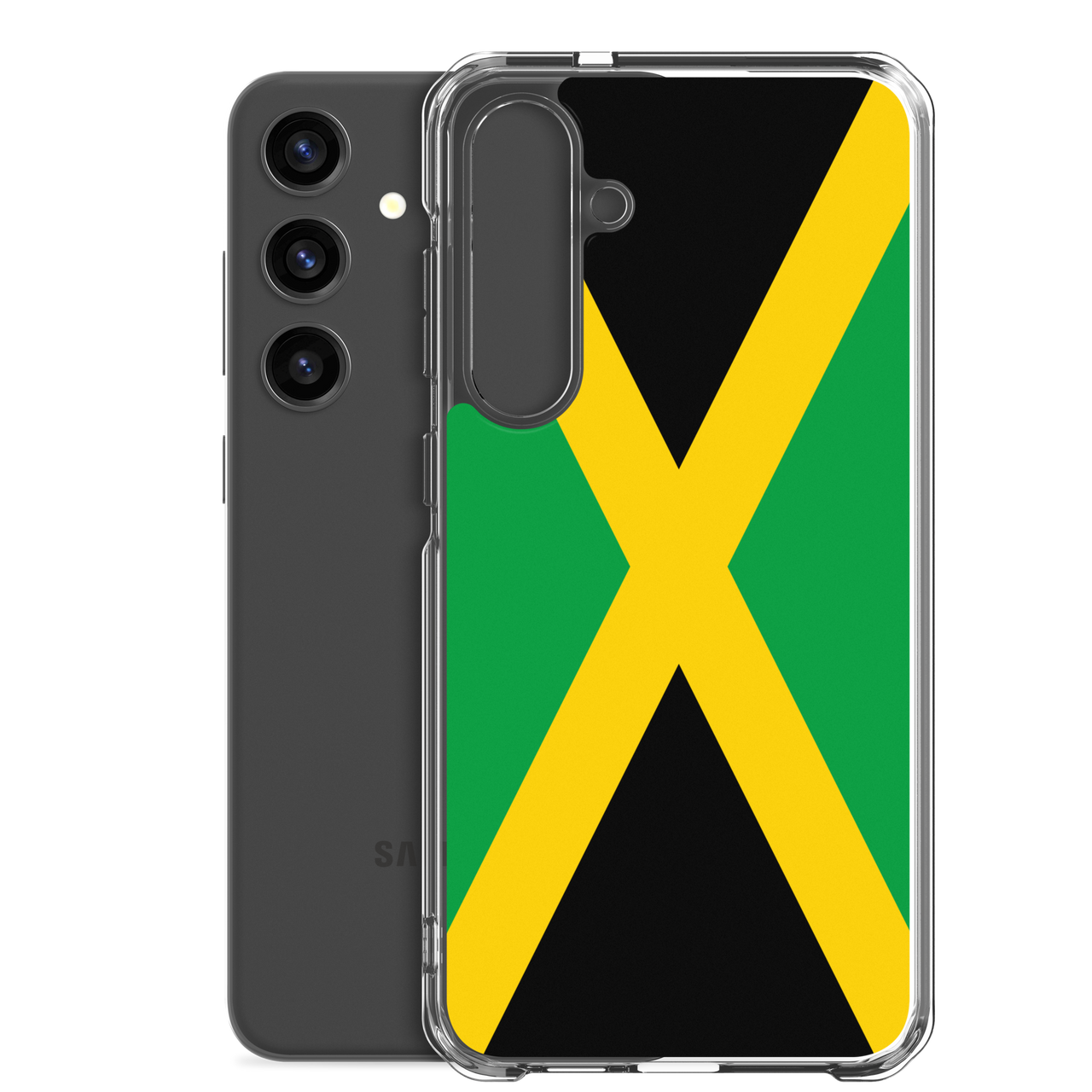 Jamaican Flag Clear Case for Samsung®