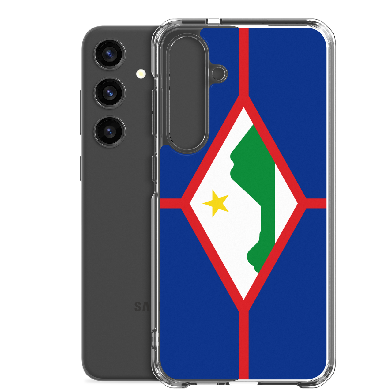 Sint Eustatius Flag Clear Case for Samsung®