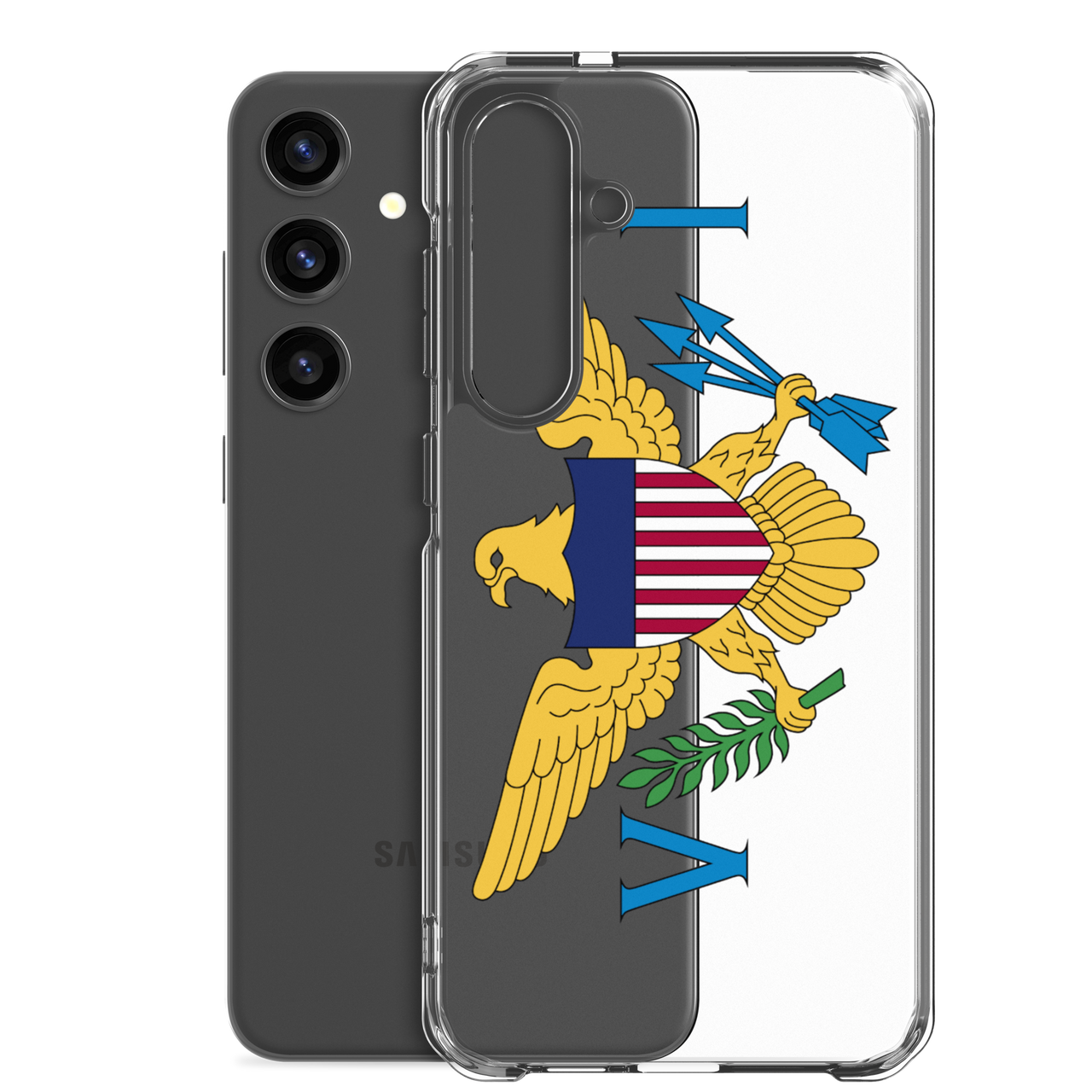 United States Virgin Islands Flag Clear Case for Samsung®