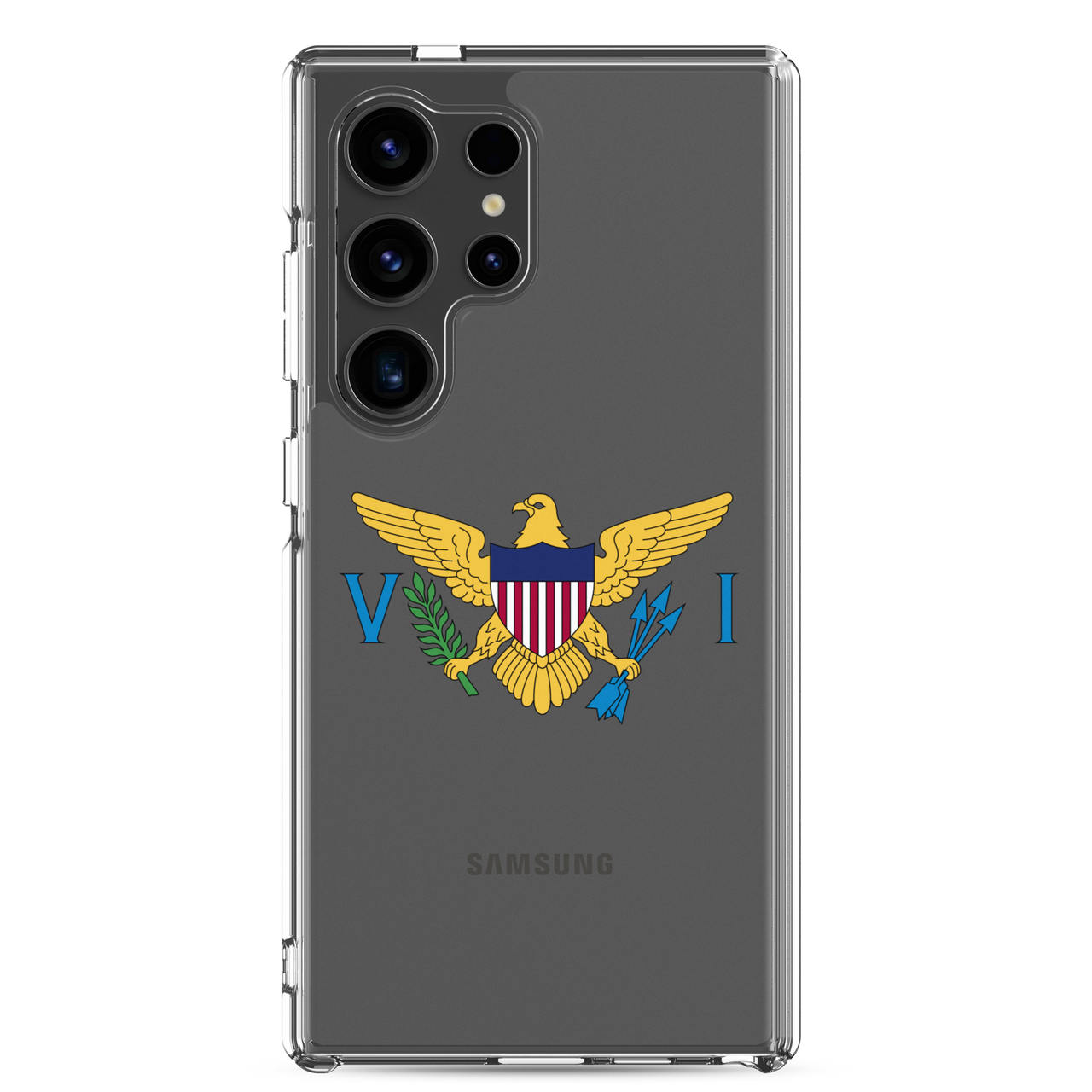 Virgin Islands Flag Clear Case for Samsung®