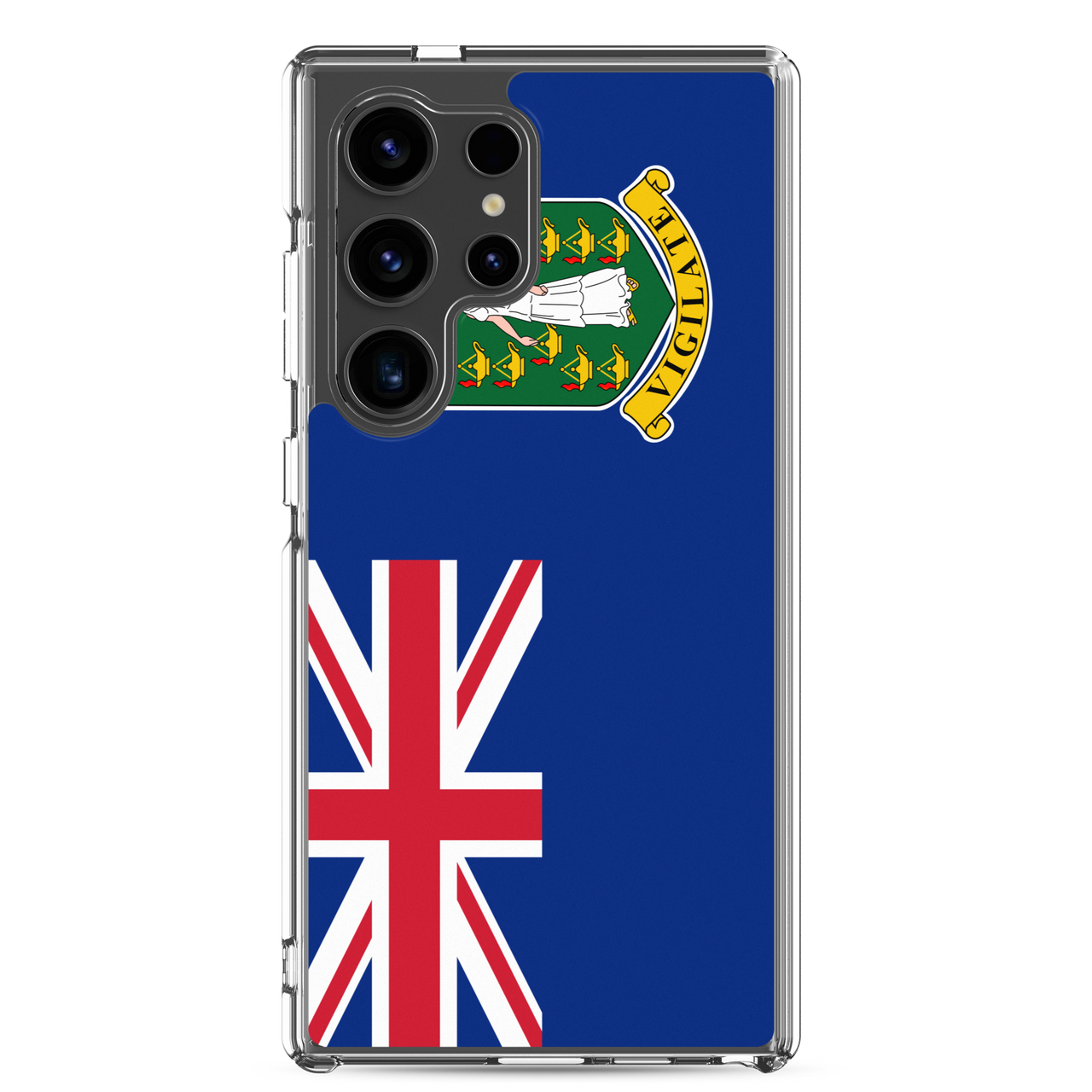 British Virgin Islands Flag Clear Case for Samsung®