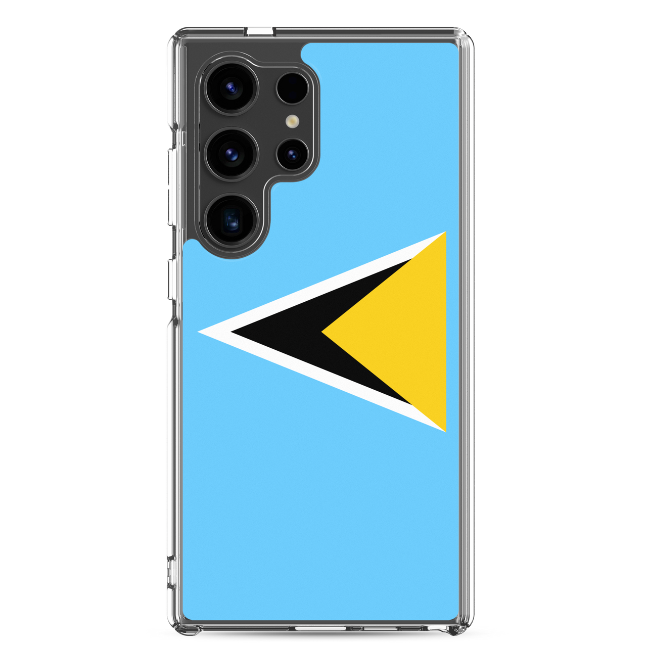 St. Lucia Flag Clear Case for Samsung®