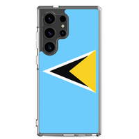 Thumbnail for St. Lucia Flag Clear Case for Samsung®