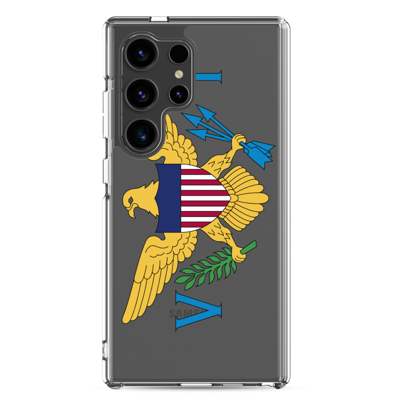 United States Virgin Islands Flag Clear Case for Samsung®