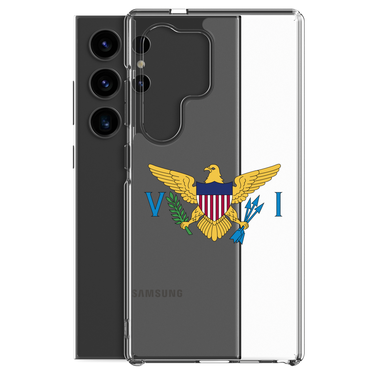 Virgin Islands Flag Clear Case for Samsung®